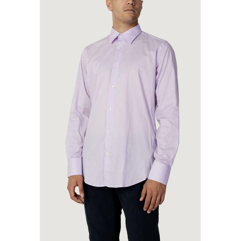 Liu Jo Purple Cotton Shirt LI-11441600139-42