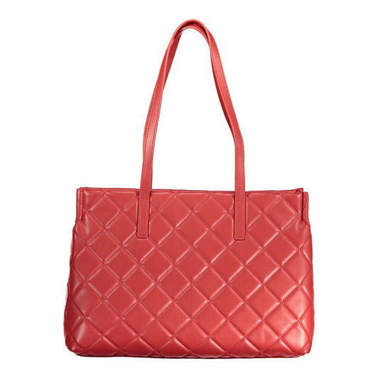 Valentino Bags Red Polyethylene Handbag Valentino Bags Maroon