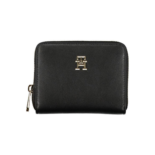 Tommy Hilfiger Elegant Black Multi-Compartment Wallet Tommy Hilfiger Dark Slate Gray