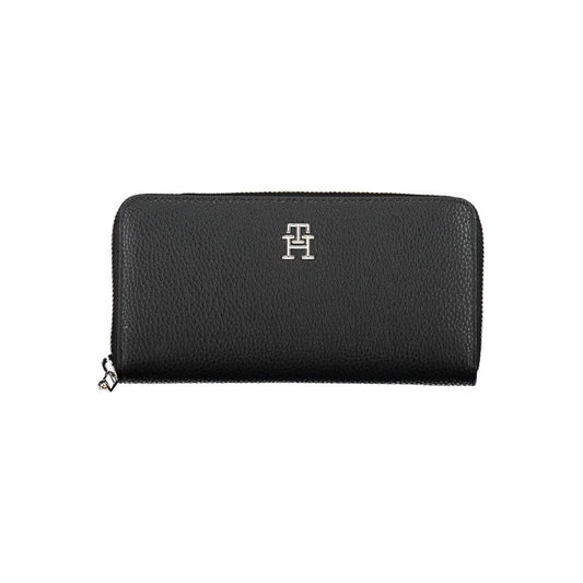 Tommy Hilfiger Black Polyethylene Women Wallet Tommy Hilfiger Dark Slate Gray