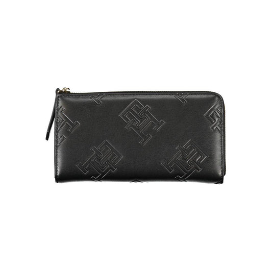 Tommy Hilfiger Elegant Zip Wallet with Contrasting Accents Tommy Hilfiger Dark Slate Gray