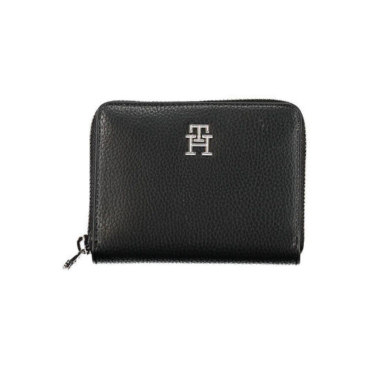 Tommy Hilfiger Elegant Black Polyethylene Wallet Tommy Hilfiger Dark Slate Gray