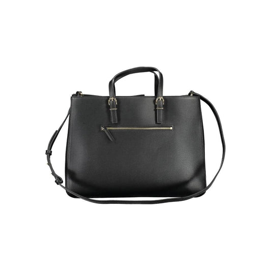 Tommy Hilfiger Black Polyethylene Women Handbag Tommy Hilfiger Dark Slate Gray