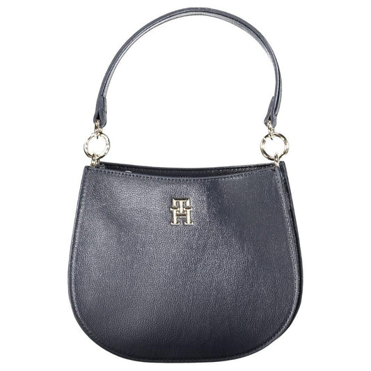 Tommy Hilfiger Blue Polyester Women Handbag Tommy Hilfiger Dim Gray