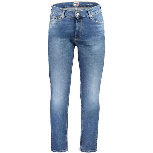 Tommy Hilfiger Blue Cotton Jeans & Pant Tommy Hilfiger Slate Gray
