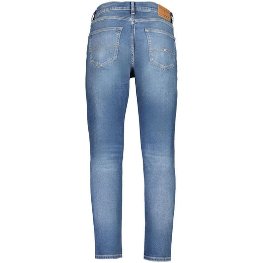 Tommy Hilfiger Blue Cotton Jeans & Pant Tommy Hilfiger Slate Gray