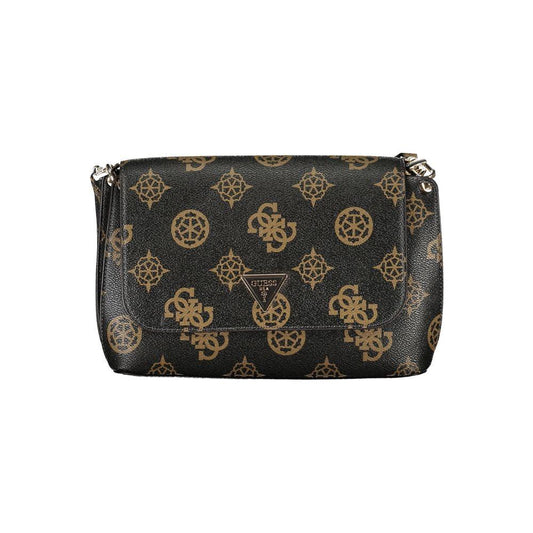 Guess Jeans Brown Polyethylene Handbag Guess Jeans Dark Slate Gray
