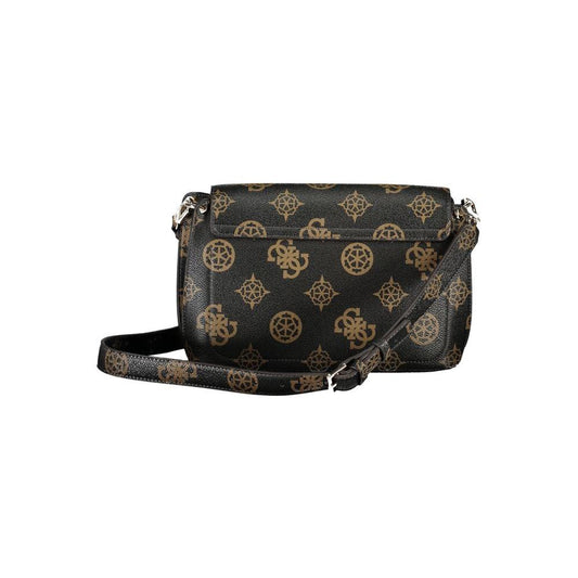 Guess Jeans Brown Polyethylene Handbag Guess Jeans Dark Slate Gray