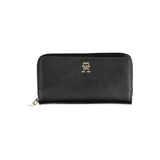 Tommy Hilfiger Black Polyethylene Women Wallet Tommy Hilfiger Dark Slate Gray