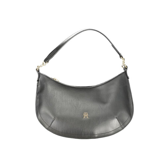 Tommy Hilfiger Black Polyethylene Handbag Tommy Hilfiger Dim Gray