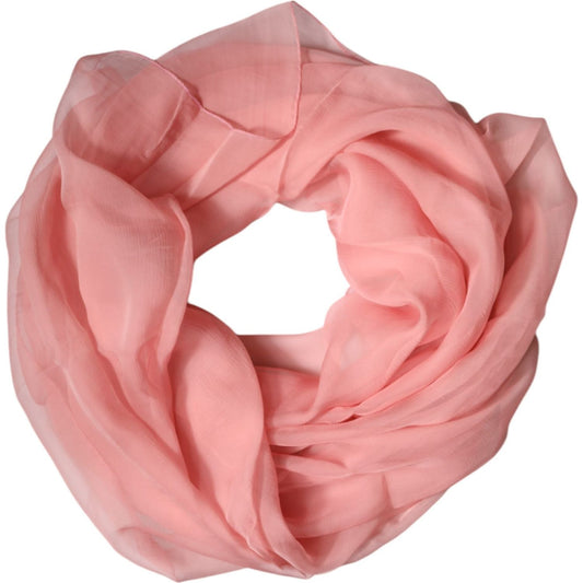 Dolce & Gabbana Dolce & Gabbana Pink Silk Rectangle Women Wrap Shawl Scarf MS7493 1728,67345645728,Accessories,Dolce & Gabbana,Material: 100% Silk,Pink,Preowned / Defect,Scarves - Women - Accessories,Women,Women - Accessories