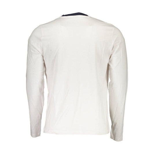 North Sails White Cotton Men TShirt North Sails Beige