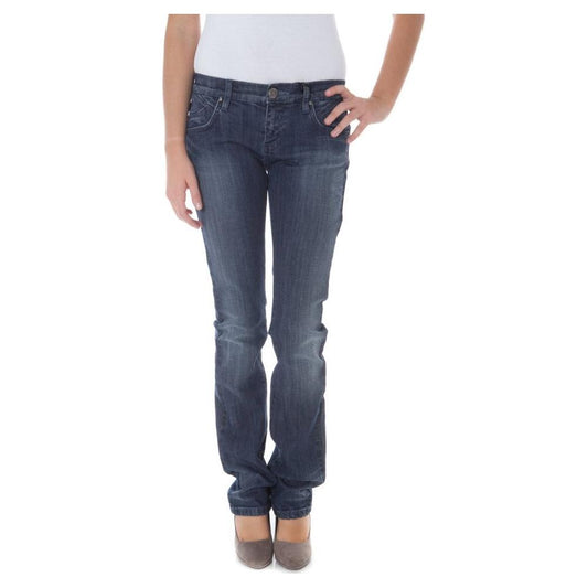 Phard Blue Cotton Jeans & Pant Phard Dark Slate Gray