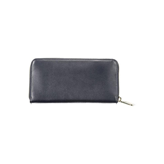 Tommy Hilfiger Blue Leather Women Wallet Tommy Hilfiger Dark Slate Gray