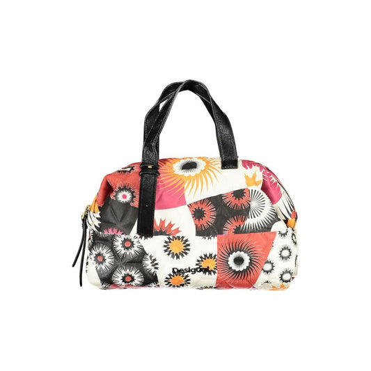Desigual Black Polyethylene Handbag Desigual Light Gray