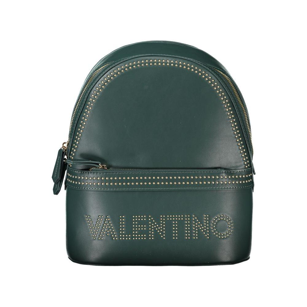 Front view with bag zipped and handles upright.