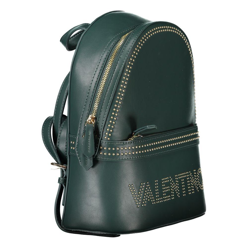 Front view with bag zipped and handles upright.