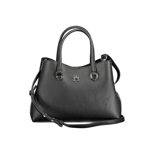Tommy Hilfiger Black Polyester Women Handbag Tommy Hilfiger Dark Slate Gray