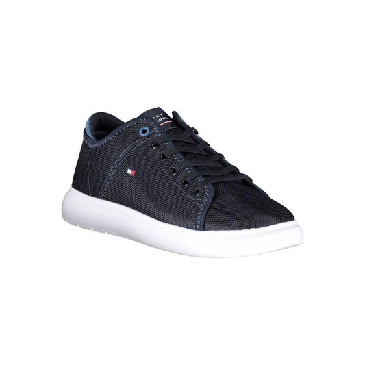 Tommy Hilfiger Blue Polyester Men Sneaker Tommy Hilfiger Lavender