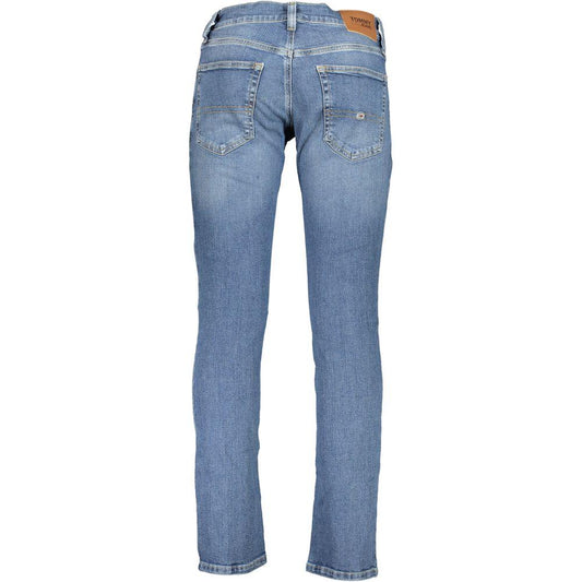 Tommy Hilfiger Blue Cotton Jeans & Pant Tommy Hilfiger Slate Gray