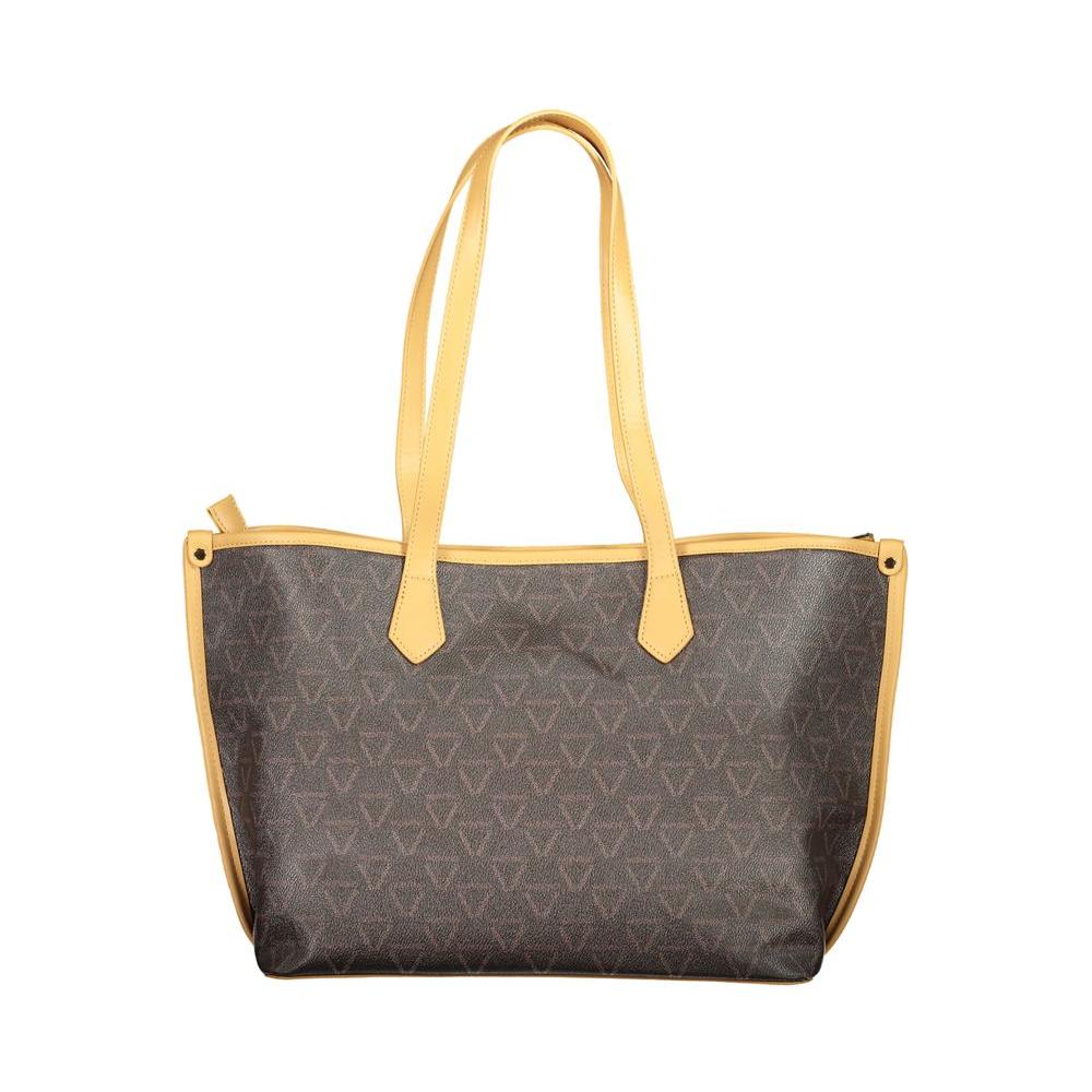 Front view with bag zipped and handles upright.
