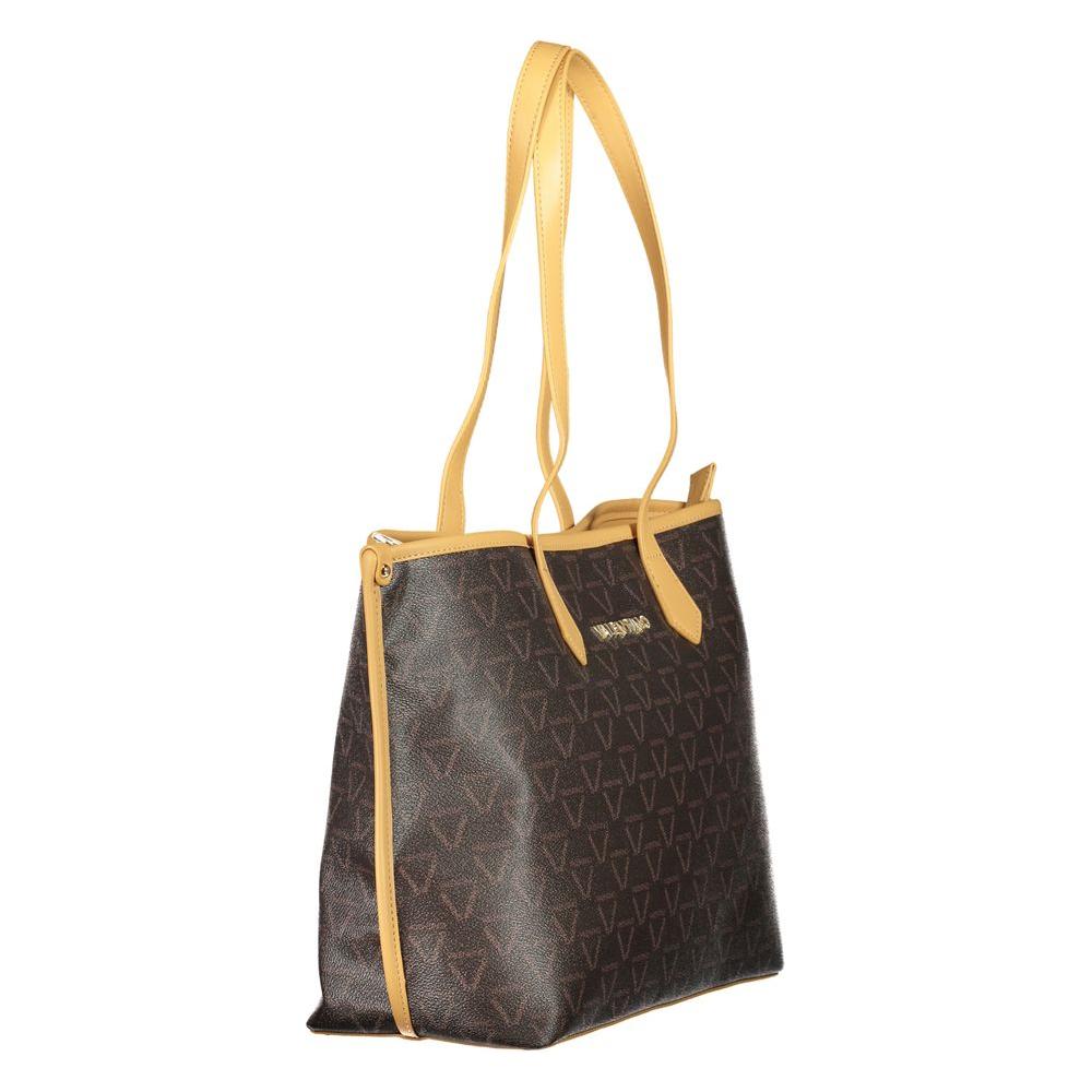 Front view with bag zipped and handles upright.