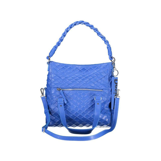 Desigual Blue Polyethylene Women Handbag Desigual Royal Blue