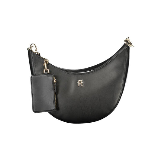Tommy Hilfiger Black Polyethylene Women Handbag Tommy Hilfiger Dark Slate Gray