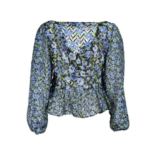 Desigual Blue Polyester Sweater Desigual Dark Slate Gray