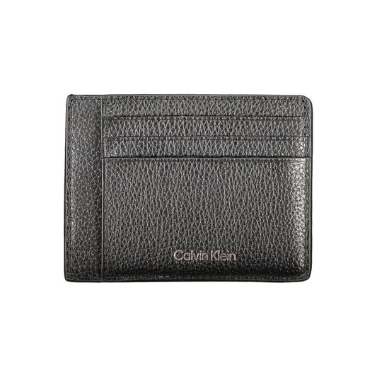 Calvin Klein Black Leather Wallet Calvin Klein Dark Slate Gray