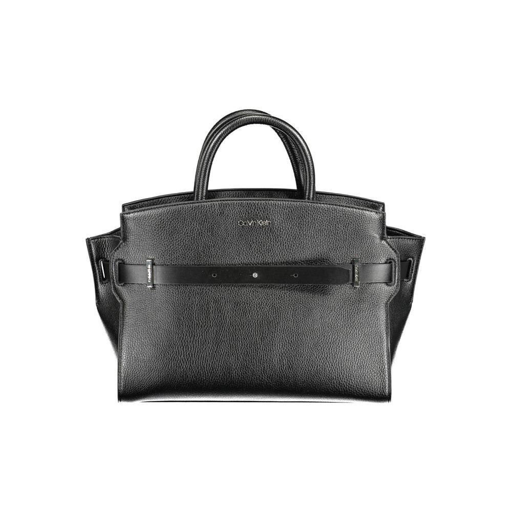 Front view with bag zipped and handles upright.