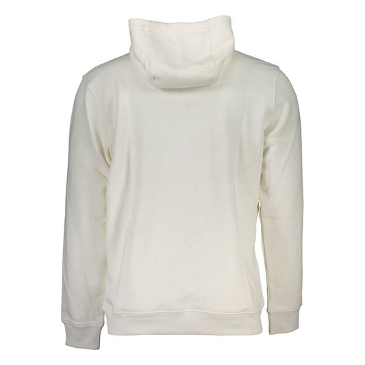 Tommy Hilfiger White Cotton Men Sweater Tommy Hilfiger Light Gray