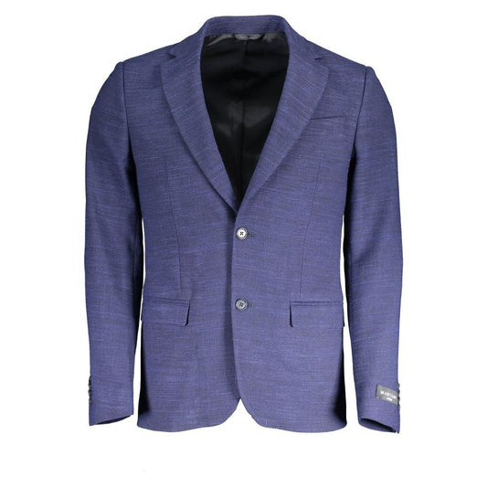 Marciano by Guess Blue Polyester Jackets & Coat Marciano by Guess Dark Slate Blue