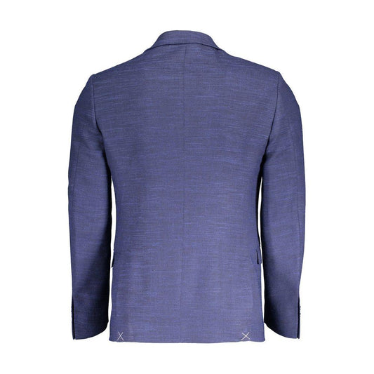 Marciano by Guess Blue Polyester Jackets & Coat Marciano by Guess Dark Slate Blue