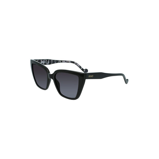 Liu Jo Black Injected Women Sunglasses Liu Jo Dark Slate Gray