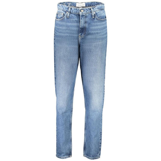 Calvin Klein Blue Cotton Jeans & Pant Calvin Klein Light Slate Gray