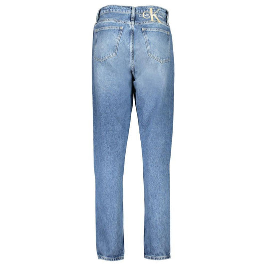 Calvin Klein Blue Cotton Jeans & Pant Calvin Klein Light Slate Gray