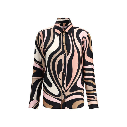 Emilio Pucci Marble Print Shirt Emilio Pucci Dark Slate Gray