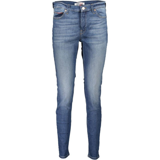 Tommy Hilfiger Blue Cotton Jeans & Pant Tommy Hilfiger Slate Gray