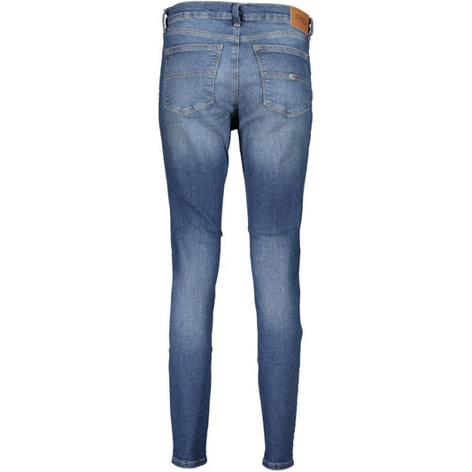 Tommy Hilfiger Blue Cotton Jeans & Pant Tommy Hilfiger Dim Gray