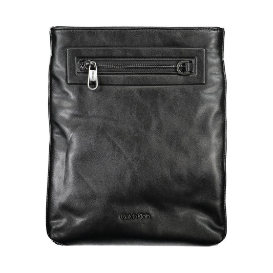 Calvin Klein Sleek Black Shoulder Bag with Contrast Details Calvin Klein Dark Slate Gray