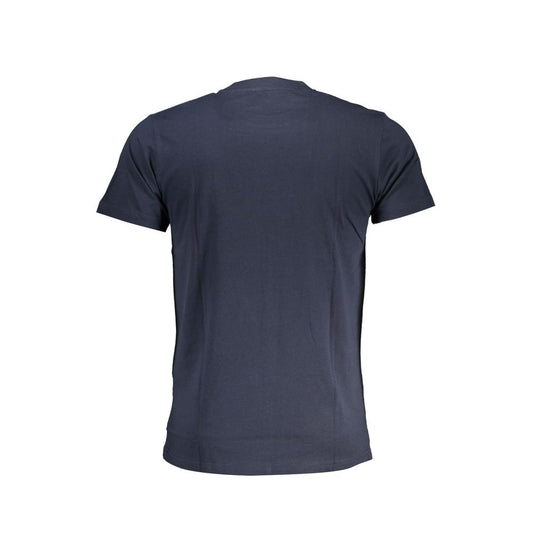 Cavalli Class Blue Cotton T-Shirt Cavalli Class Dark Slate Gray
