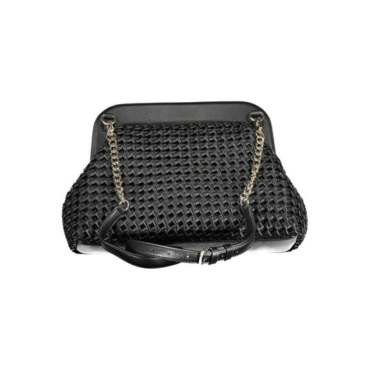 Guess Jeans Black Polyethylene Women Handbag Guess Jeans Dark Slate Gray