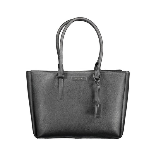 Calvin Klein Black Polyethylene Women Handbag Calvin Klein Dim Gray