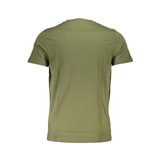 Cavalli Class Green Cotton T-Shirt Cavalli Class Dim Gray