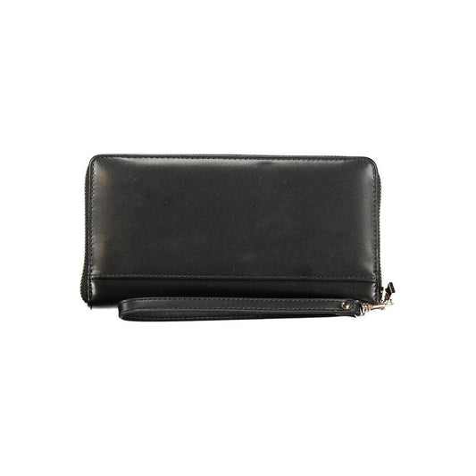 Guess Jeans Black Polyethylene Wallet Guess Jeans Dark Slate Gray