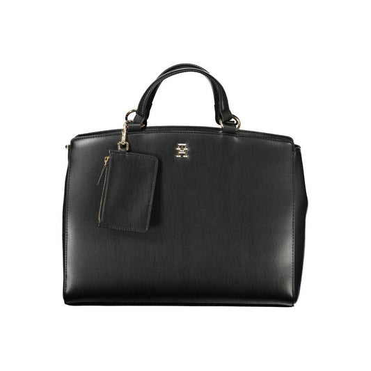 Tommy Hilfiger Black Polyethylene Women Handbag Tommy Hilfiger Dark Slate Gray