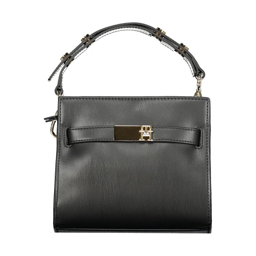 Front view with bag zipped and handles upright.