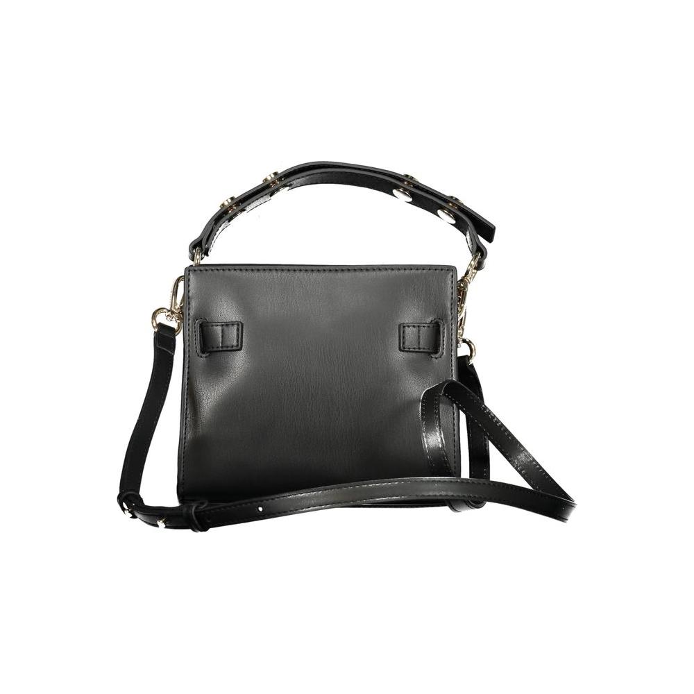 Front view with bag zipped and handles upright.