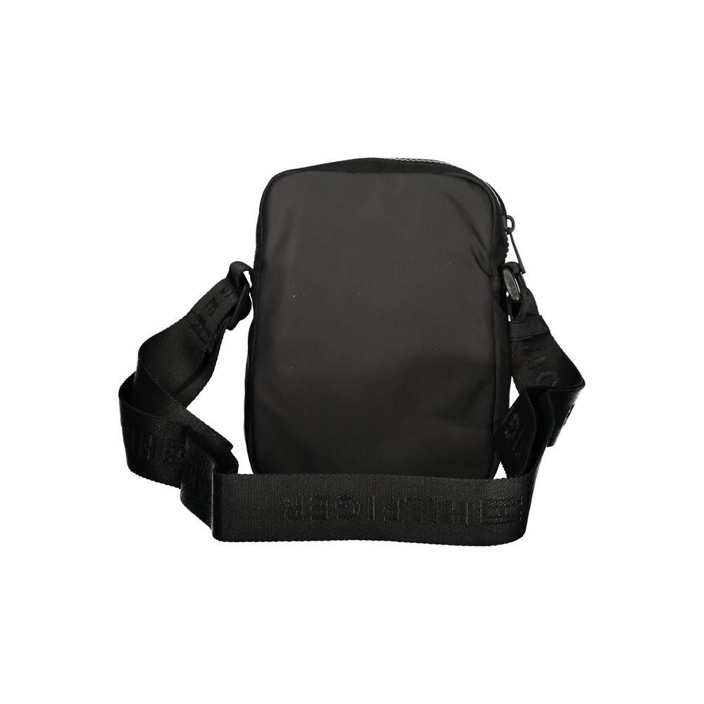 Front view with bag zipped and handles upright.